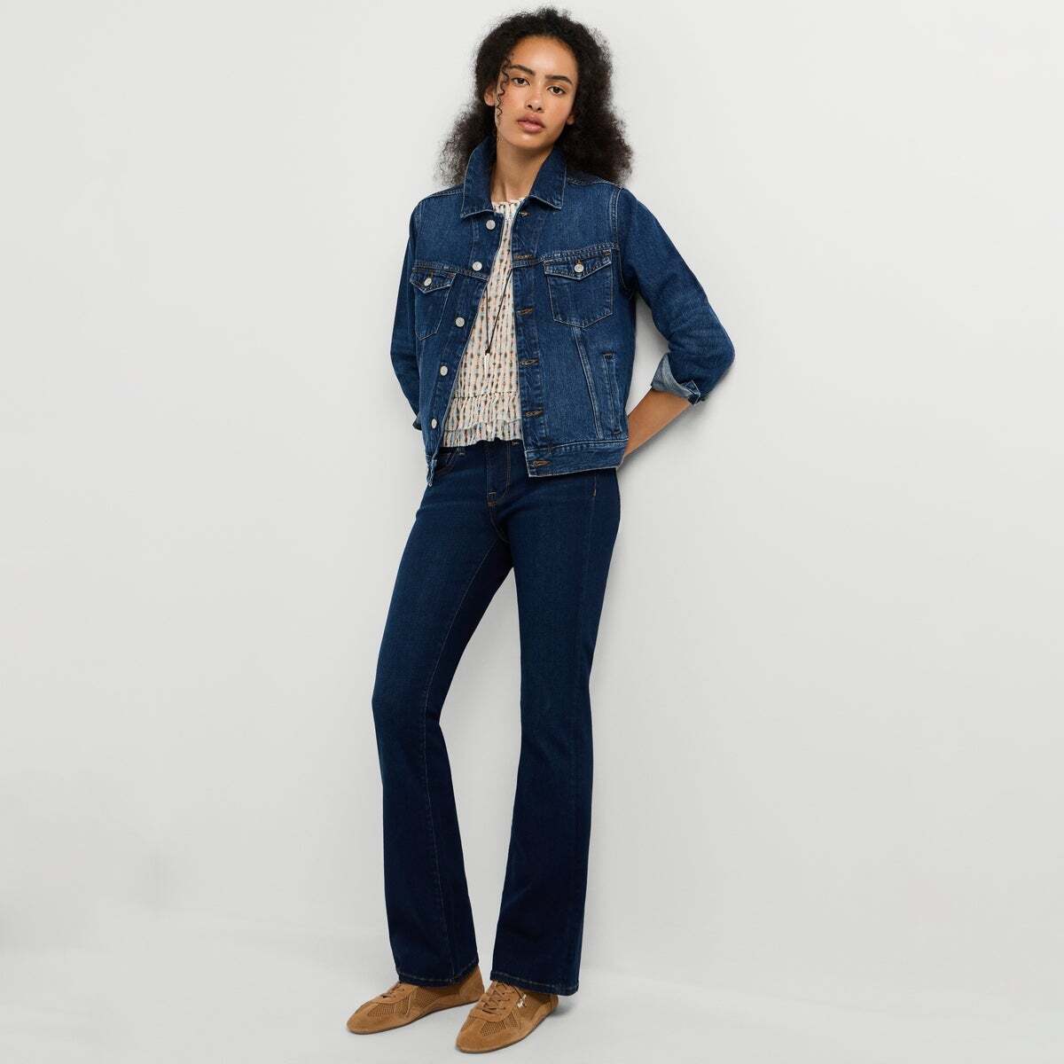 Piccadilly - Jean Coupe Bootcut, Taille Basse powerflex indigo foncé délavé, PEPE JEANS