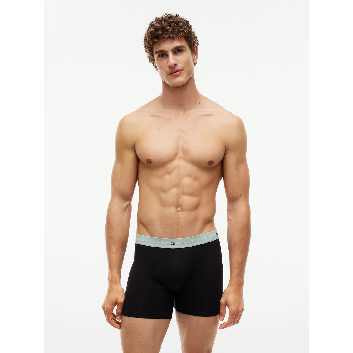 Lote de 3 boxers Signature azul + cinzento + vermelho, TOMMY HILFIGER