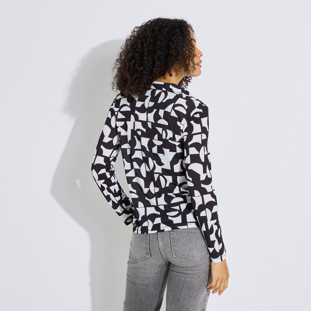 Chemise imprimée originale noir, GRAIN DE MALICE