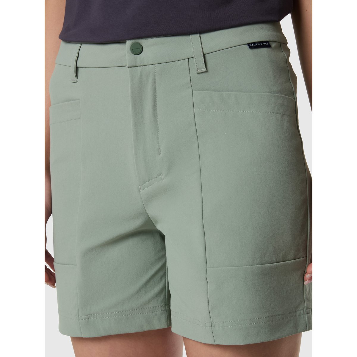Short en nylon extensible vert iceberg, NORTH SAILS