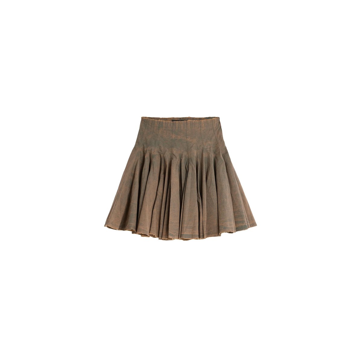 Jupe plissée 100 % coton noir, DESIGUAL