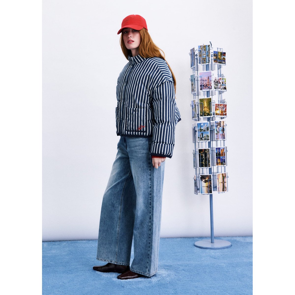Doudoune Gongju en coton GONGJU bleu marine, FRNCH