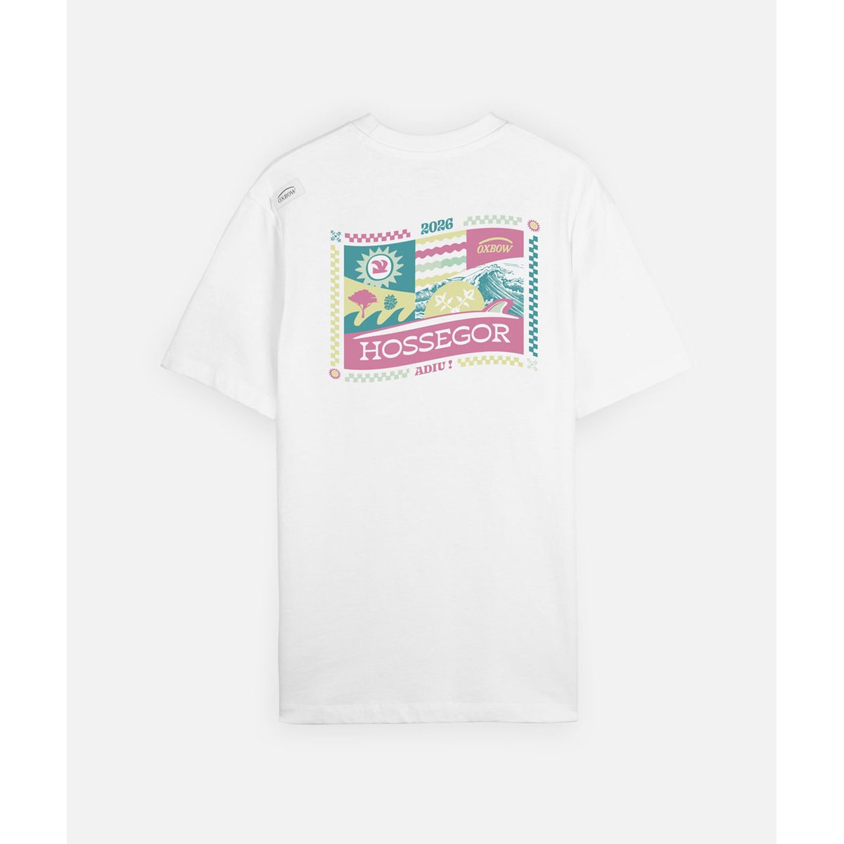 Tee-shirt manches courtes HOSSEGOR white, OXBOW