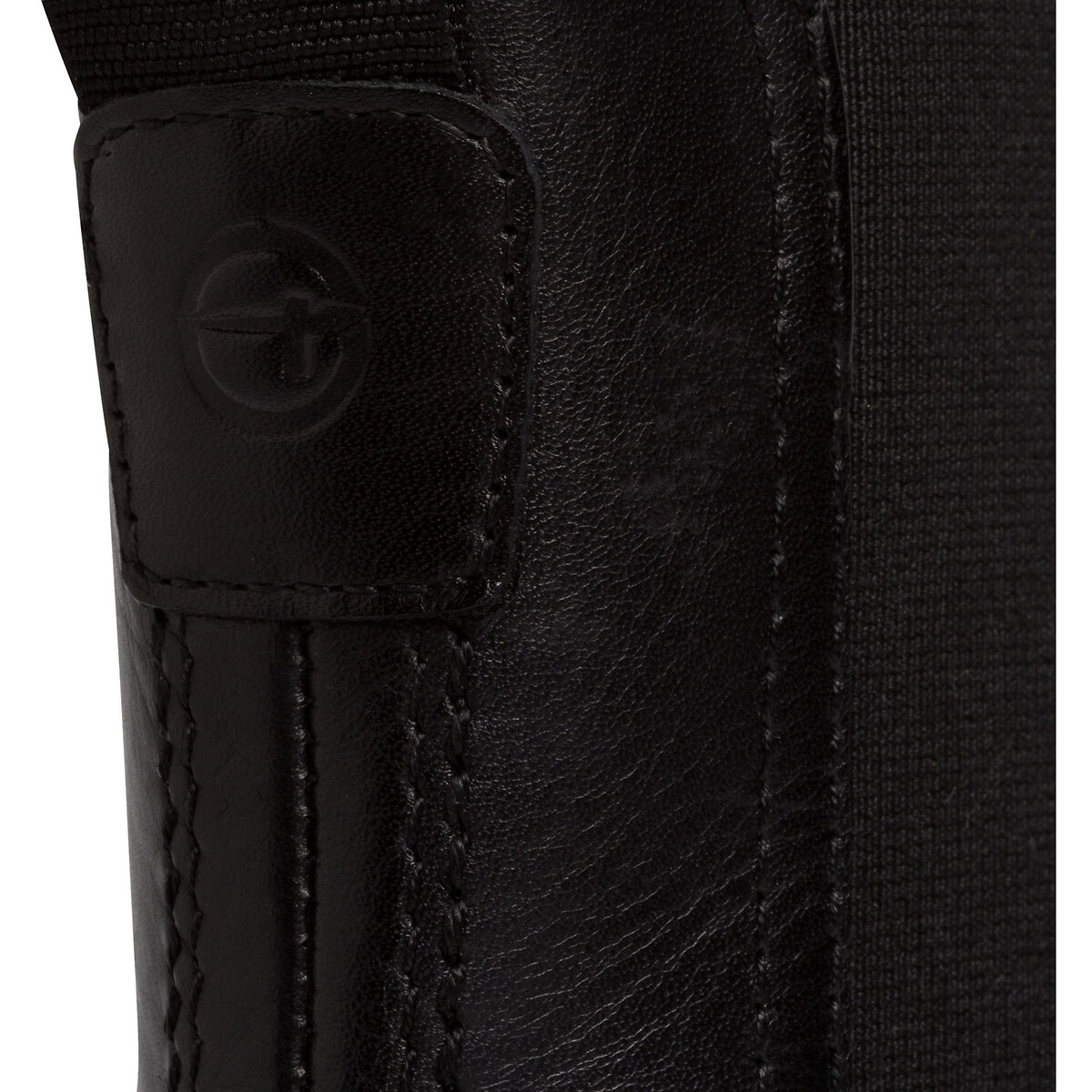 Bottines chelsea en cuir noir, TAMARIS