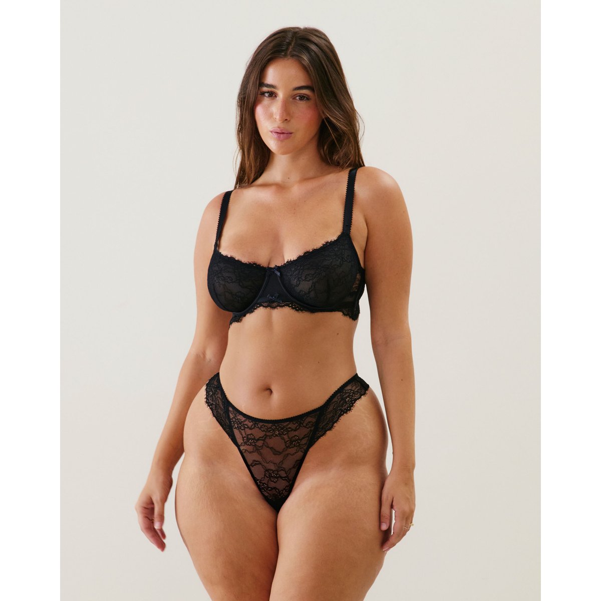 Soutien-gorge corbeille en dentelle MYRAIZ noir, UNDIZ