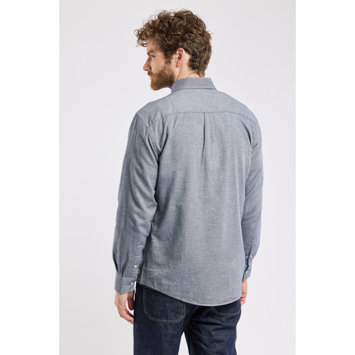 Chemise flanelle Héritage en coton HERITAGE marine deep, ARMOR-LUX