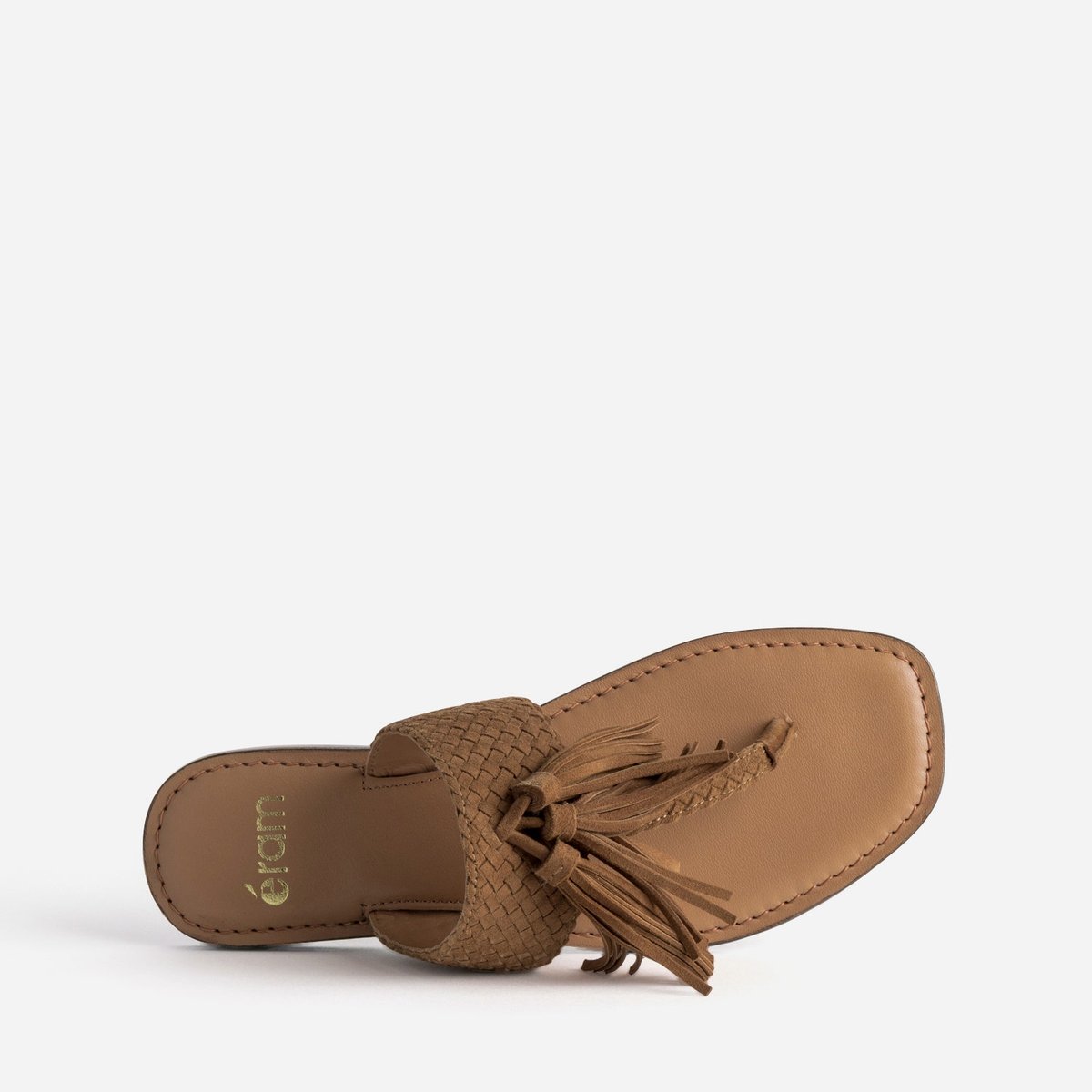 Mule en cuir DANAE camel, ERAM