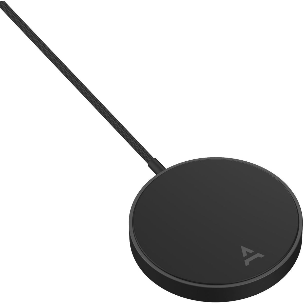 Chargeur induction sans fil Qi 2 / MagSafe 15W 1,5M Noir couleur unique, ADEQWAT