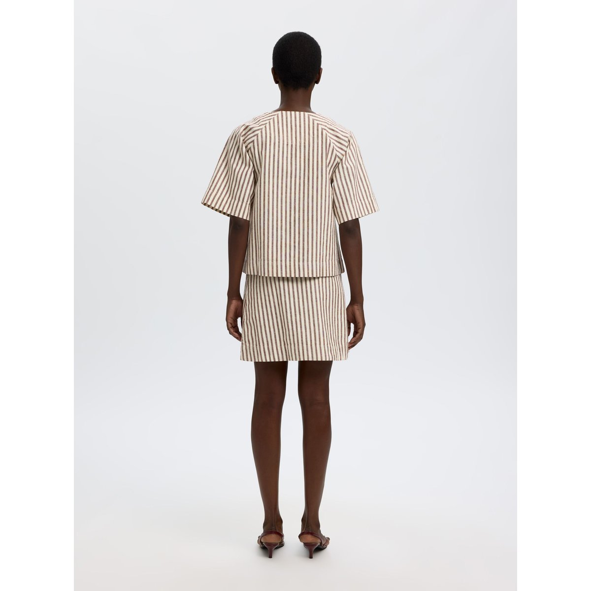 Blouse Manches 2/4 egret, SELECTED