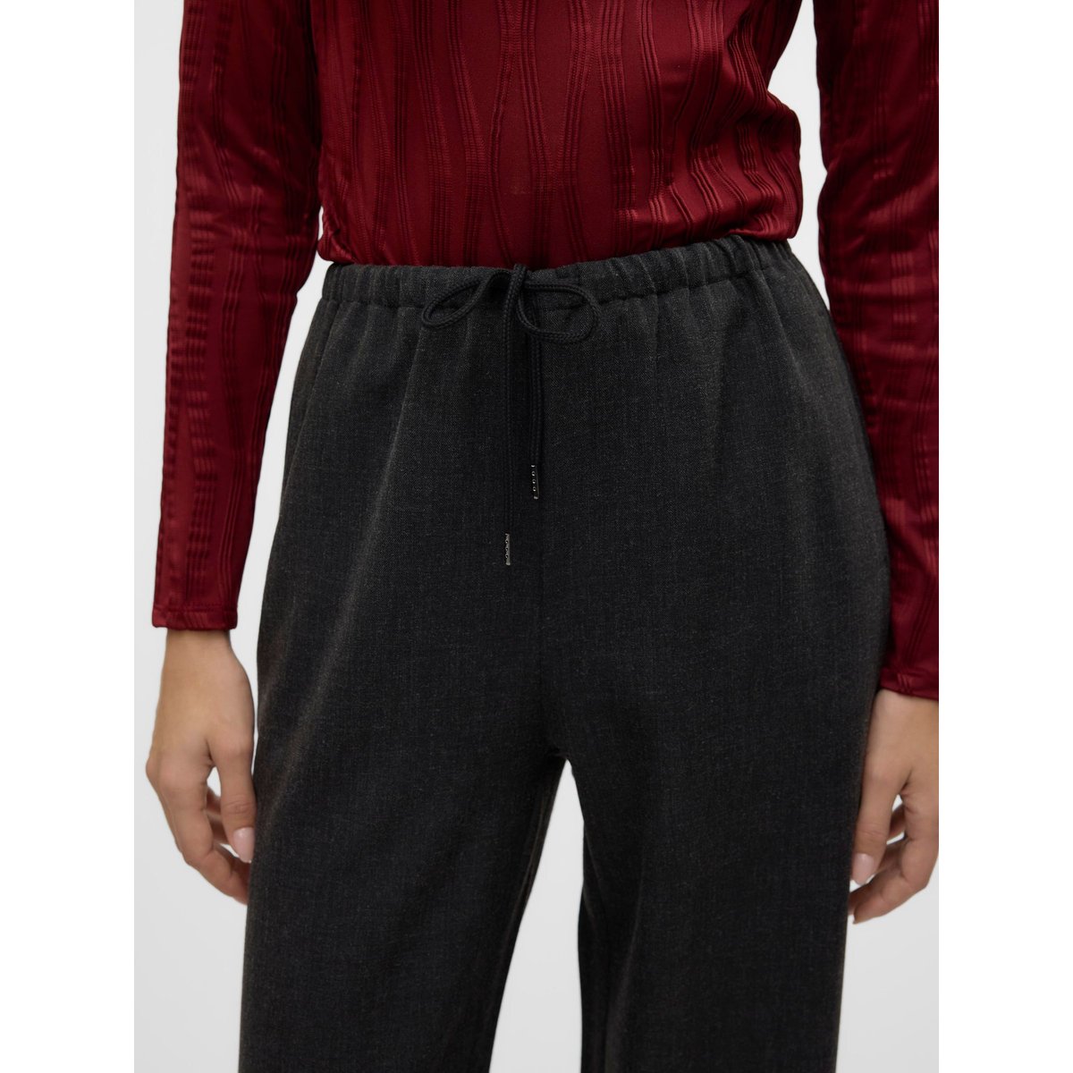 Pantalon dark grey melange, VERO MODA