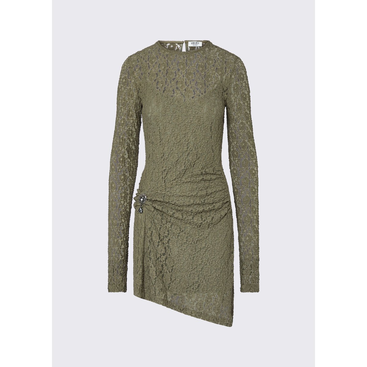 Robe courte en dentelle vert, LIU JO