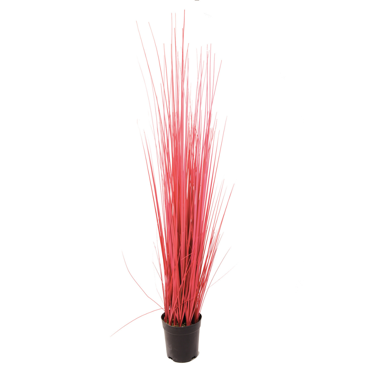 Herbe en pot artificielle H100 rouge, SIA DECO
