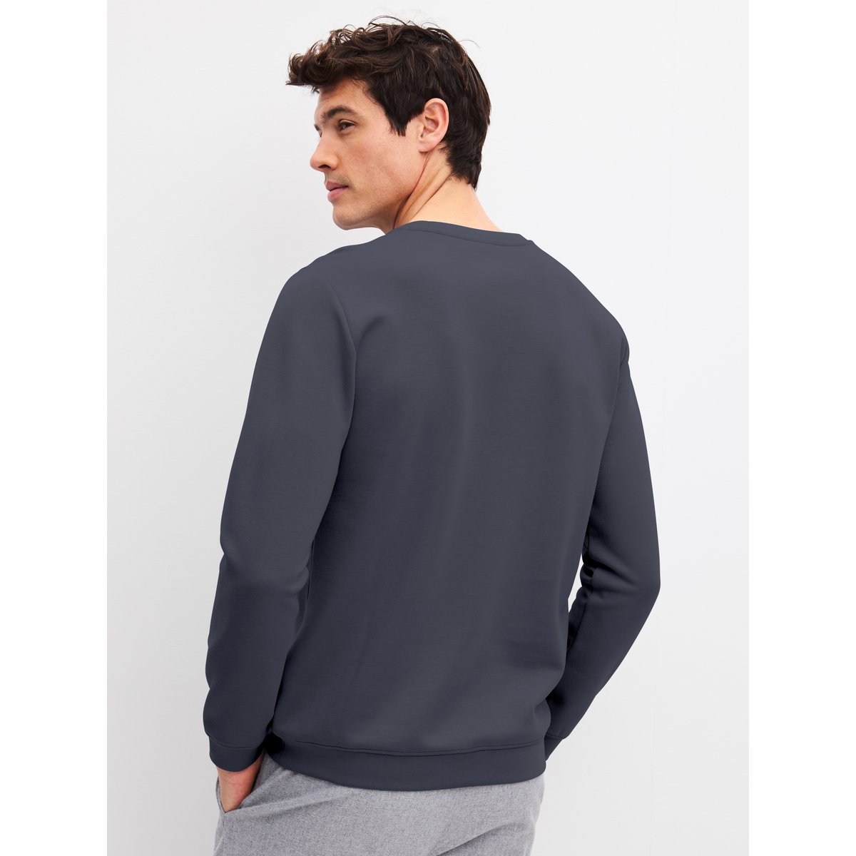 Sweat-shirt manches longues Coton RMX LOUNGE CASUAL anthrazit, CALIDA