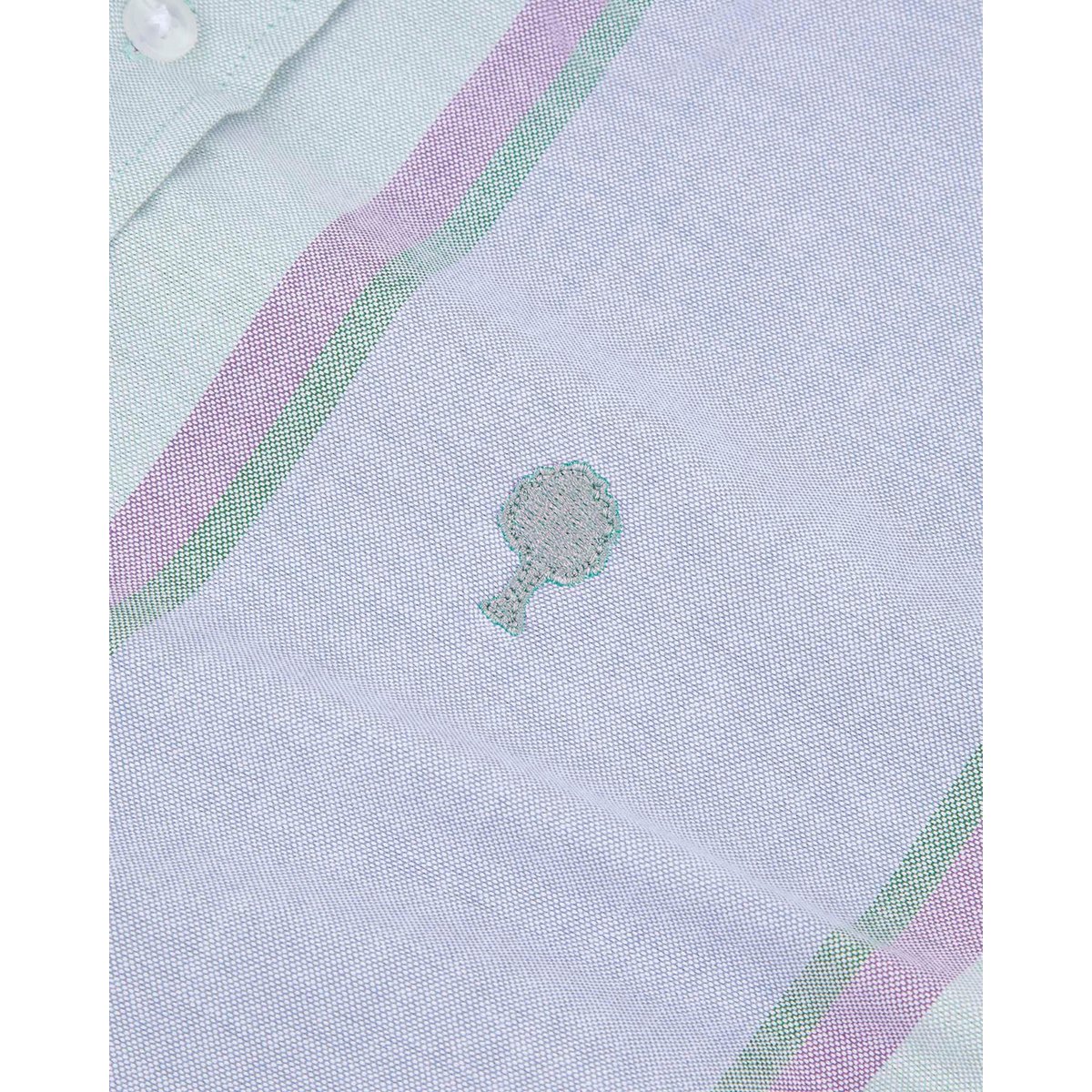 Chemise IRATY vert clair et multicolore, FAGUO