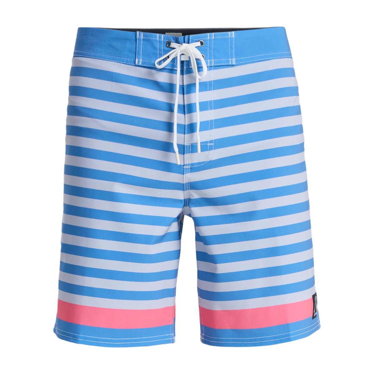 Boardshort ORIGINAL BTZ STRIPE 18" bleu riviera biarritz stripe, QUIKSILVER