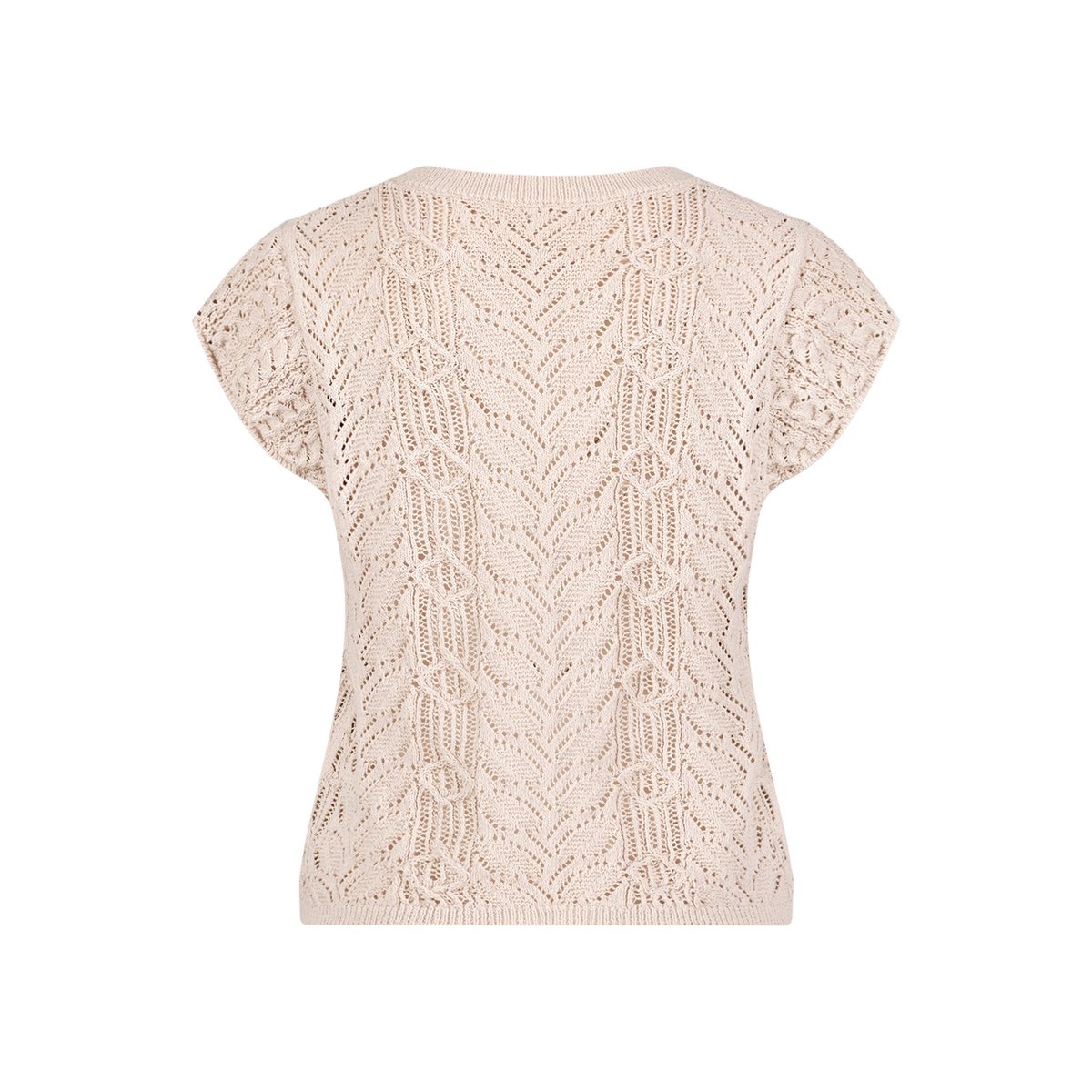 Pull-over en fine maille à manches à ailettes silky beige, CARTOON