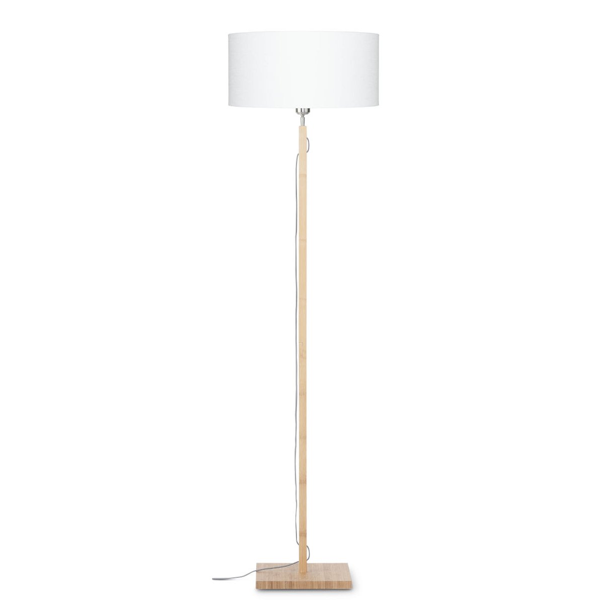 Lampadaire Bambou FUJI blanc, GOOD & MOJO