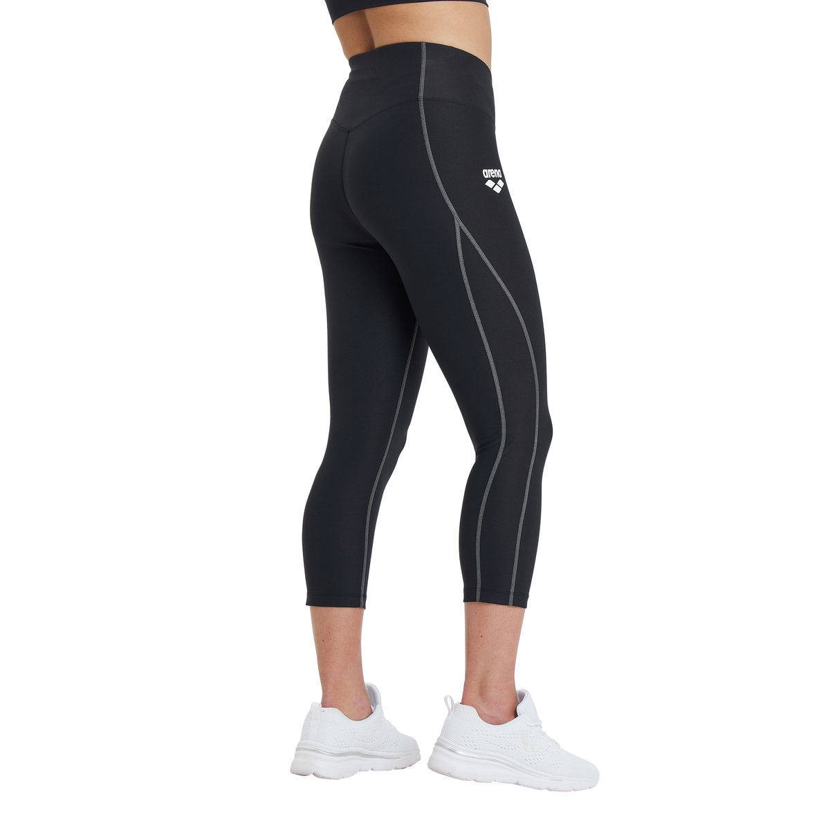 Collant de sport 3/4 Panel black-black, ARENA