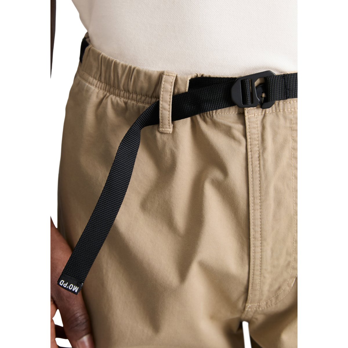 Chino modèle Sune relaxed avec ceinture intégrée beige, MARC O’POLO DENIM