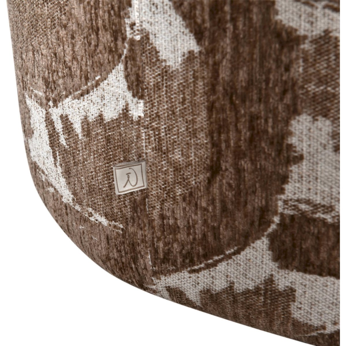 Fauteuil lounge pivotant marron nature, RECOLLECTION
