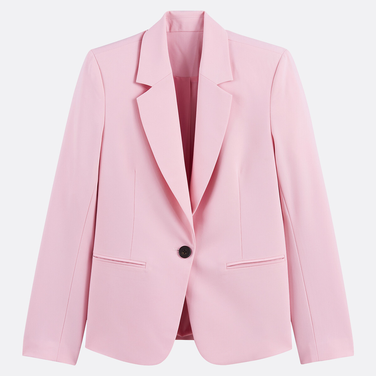 Blazerjasje, getailleerd pastelroze, LA REDOUTE COLLECTIONS