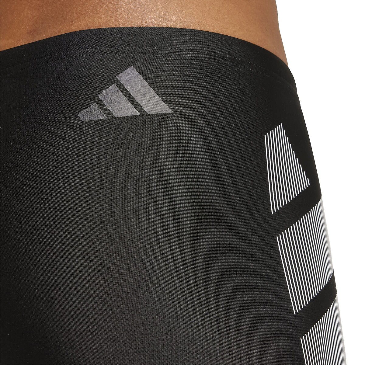 Boxer da bagno con logo grande nero , adidas Performance