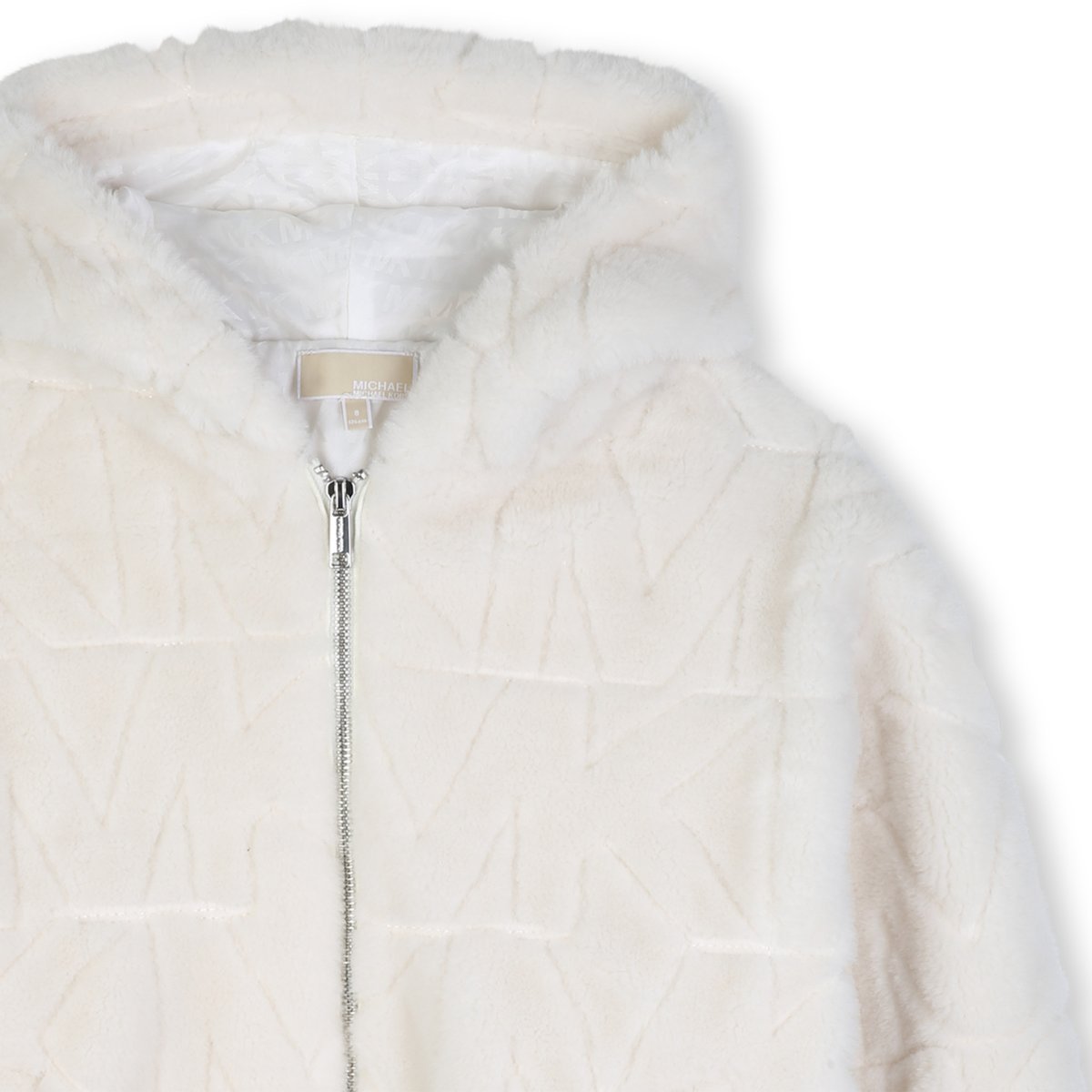 Manteau en polaire duveteuse offwhite, MICHAEL KORS