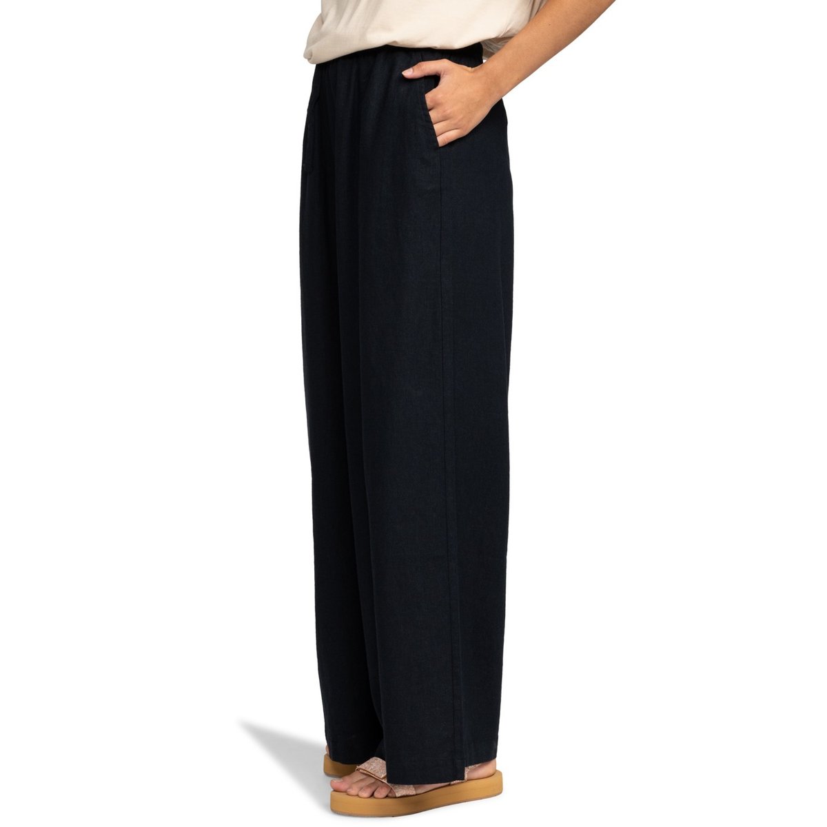 Pantalon souple LEKEITIO BREAK MID. noir anthracite, ROXY