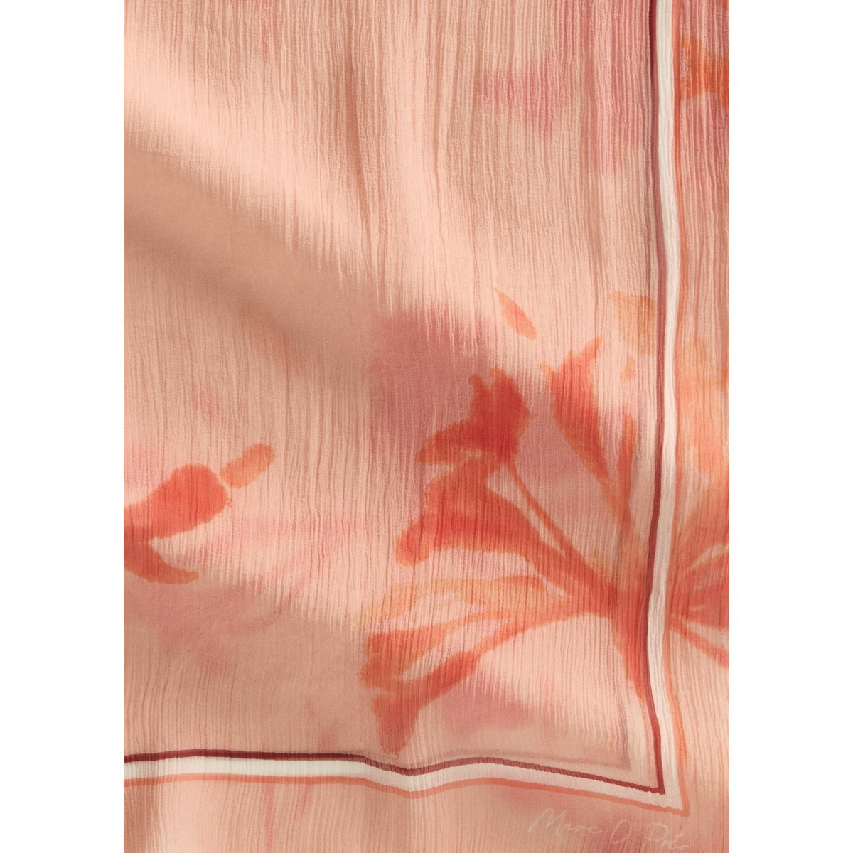 Foulard avec un imprimé décontracté orange, MARC O'POLO