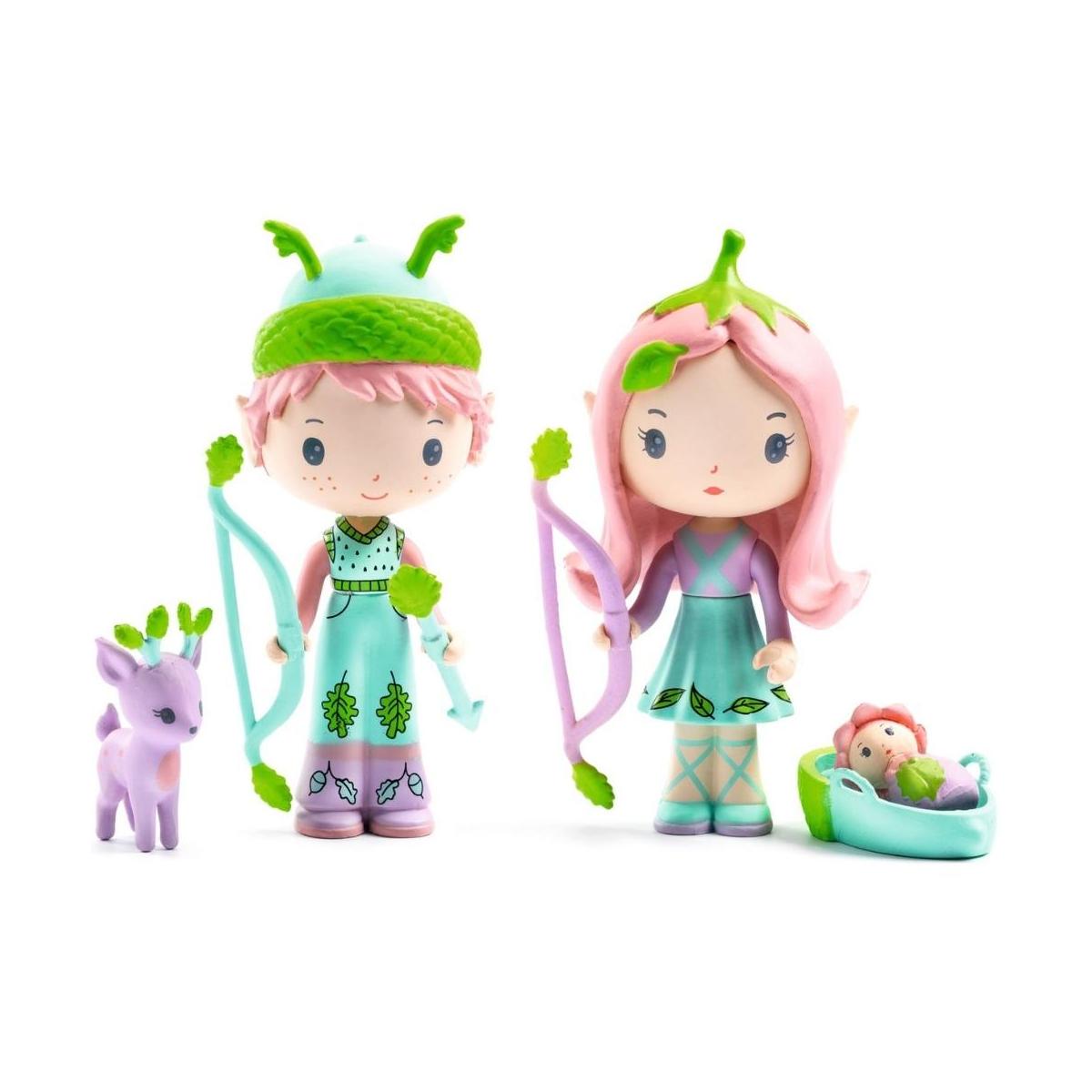 Figurine rouge, violet, rose, DJECO