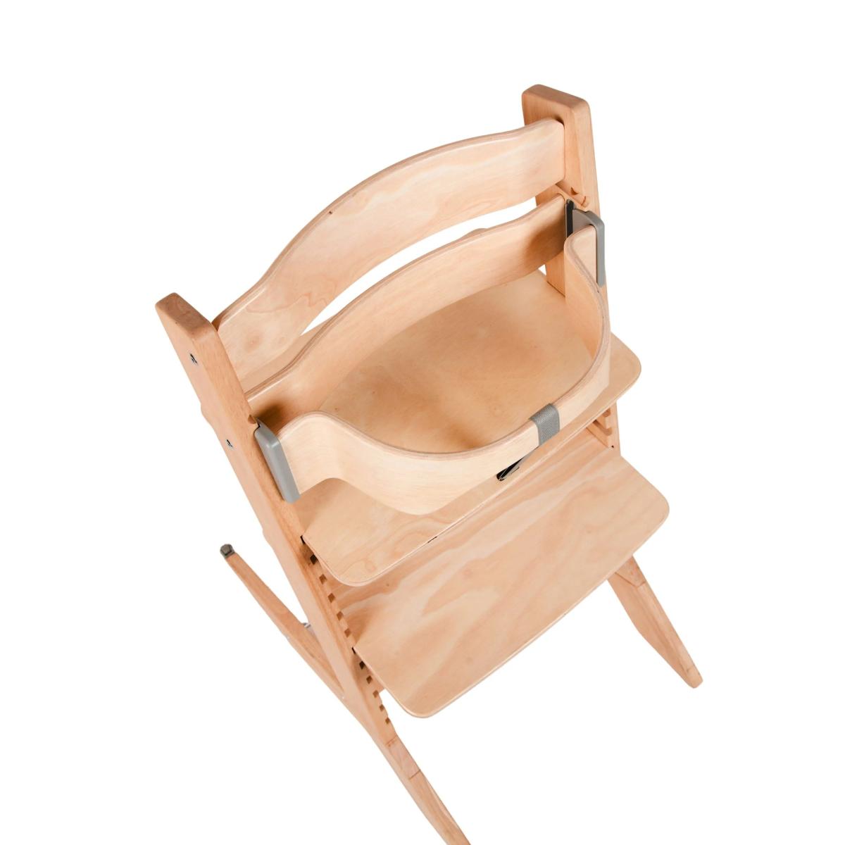 Tablette pour chaise haute NALA - fixation clic, hêtre - Noir multicolore, GEUTHER