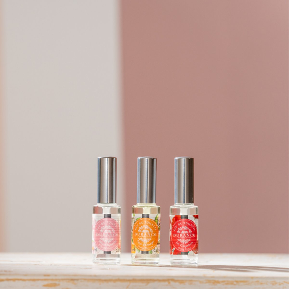 Mini eau de toilette ROSE PÉTALE couleur unique, DURANCE