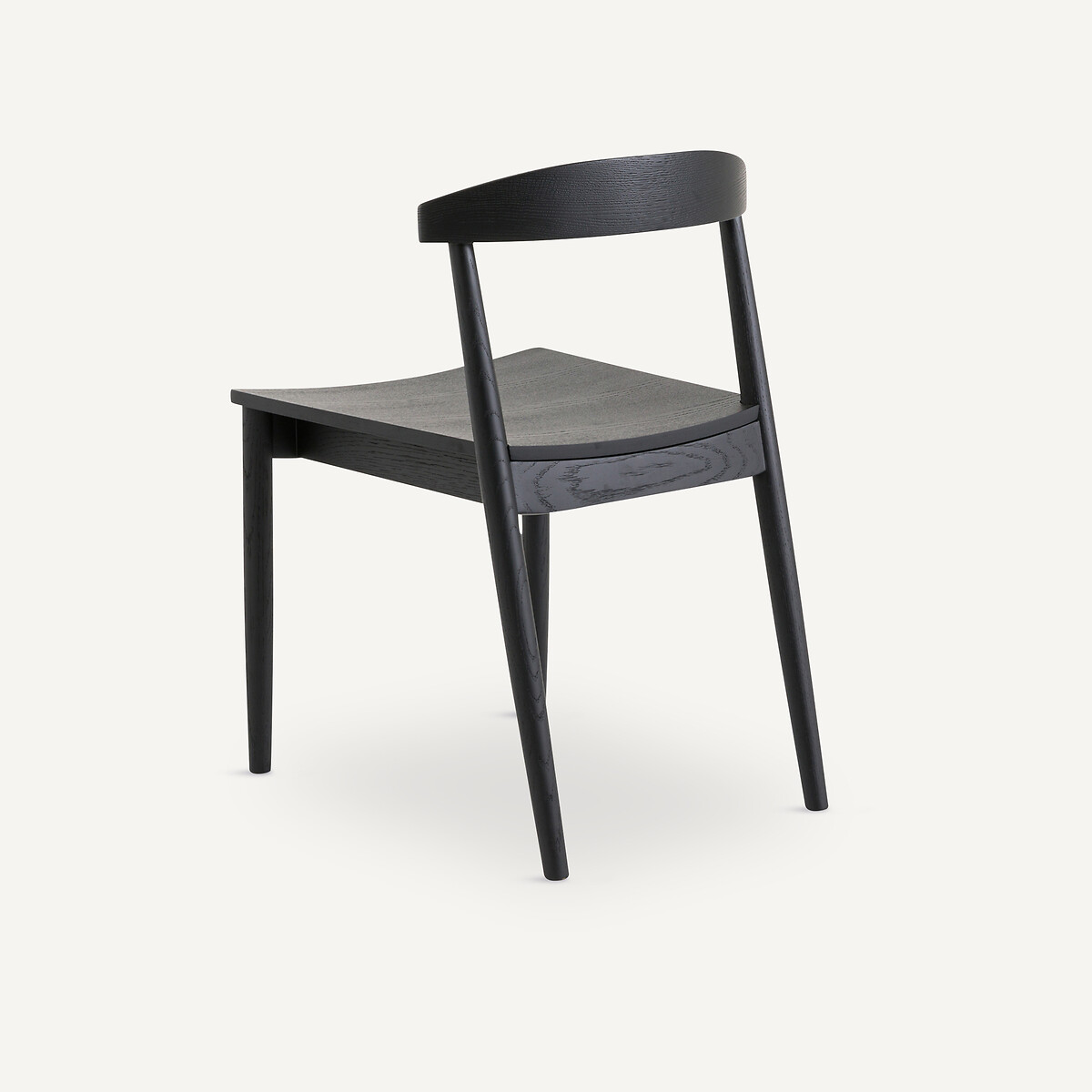 Lot de 2 chaises chêne teinté noir, Galb chêne teinté noir, AM.PM