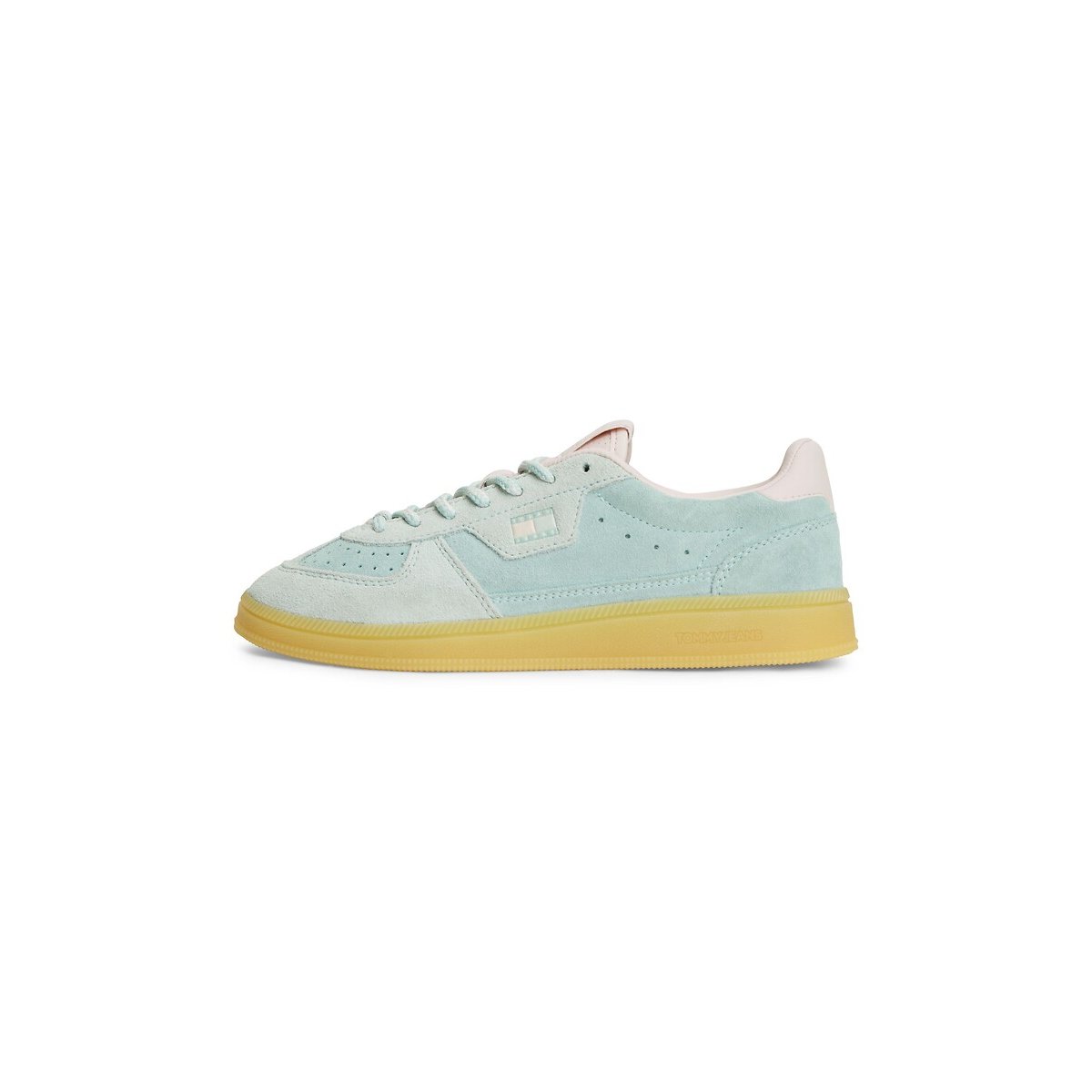 The Greenwich Suede Trainers light blue, TOMMY JEANS