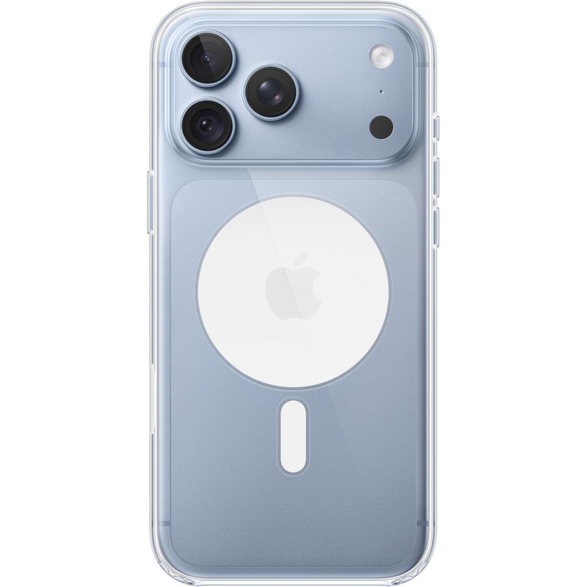 Coque iPhone 18 Pro Max Coque transparente Mag couleur unique, APPLE