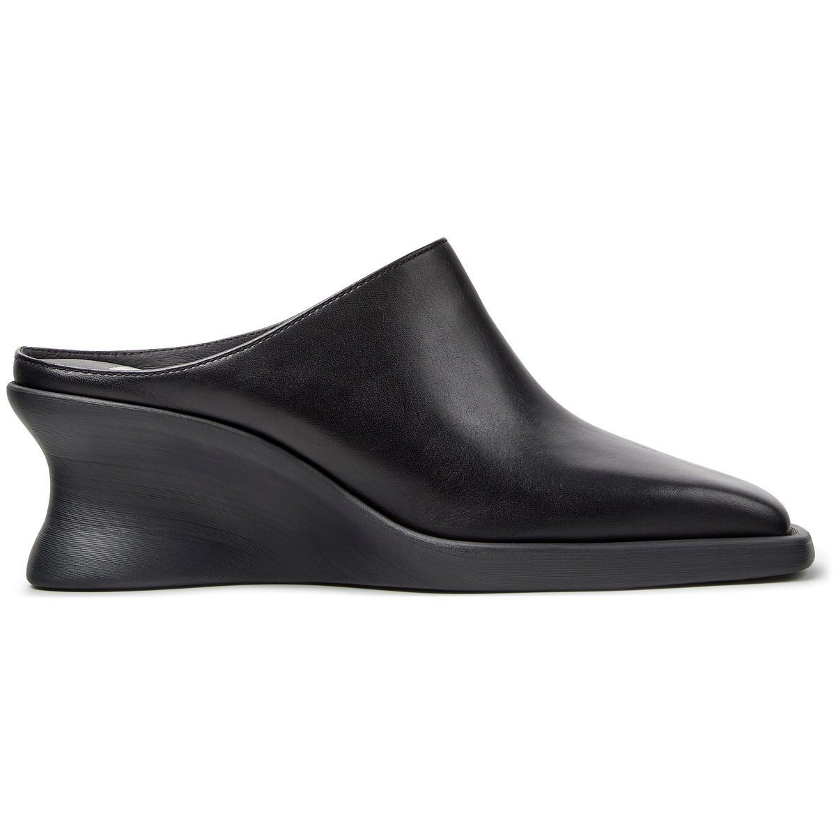 Mules Louise Smooth Leather noir 001, CAMPER