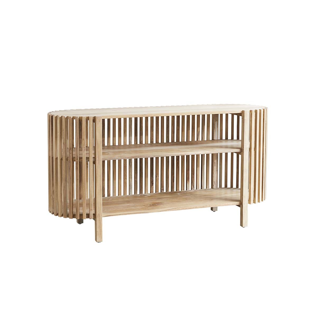 Buffet en bois de teck 160 cm VICTORIA naturel, BERAH GETAH