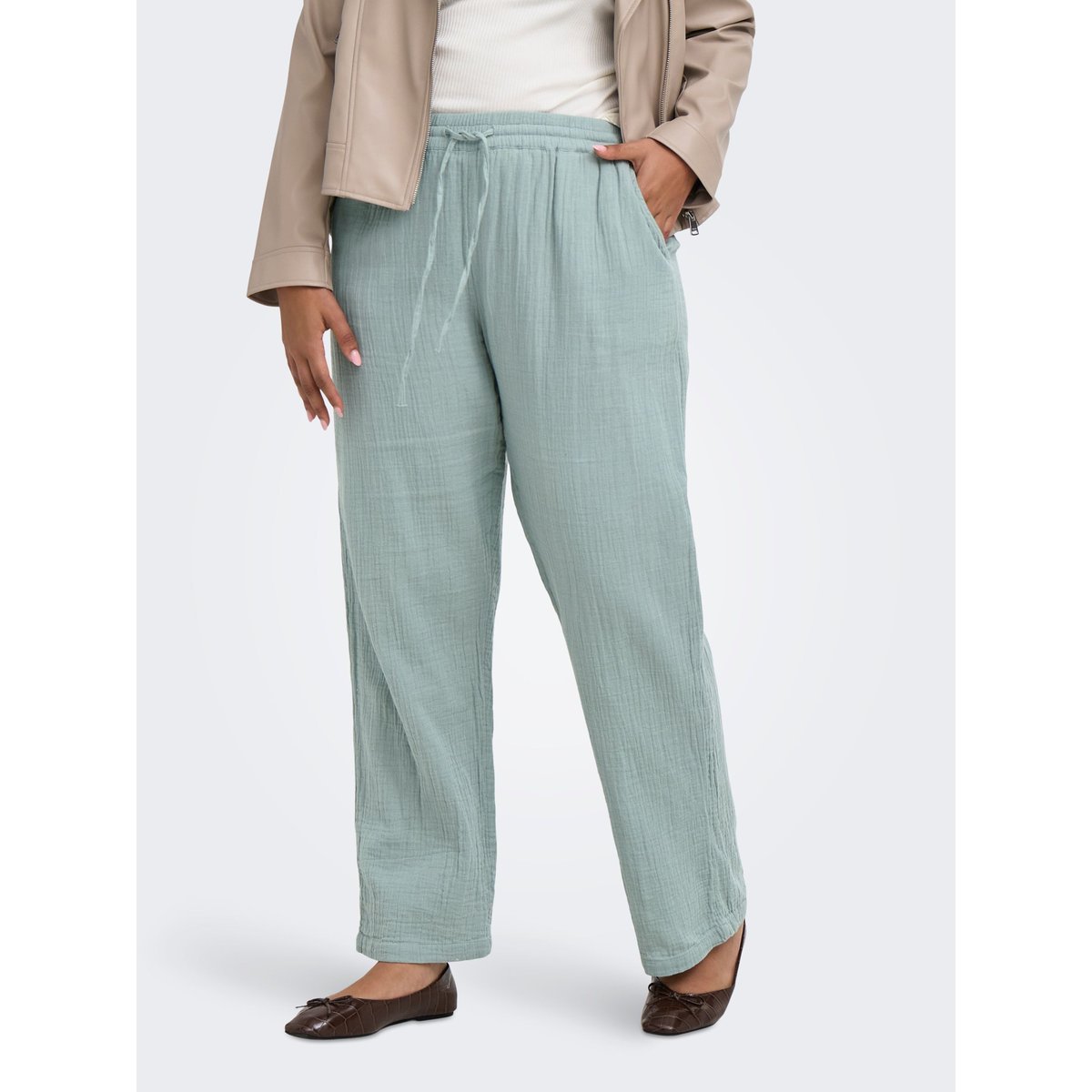 Pantalon À Jambe Large abyss, ONLY CARMAKOMA