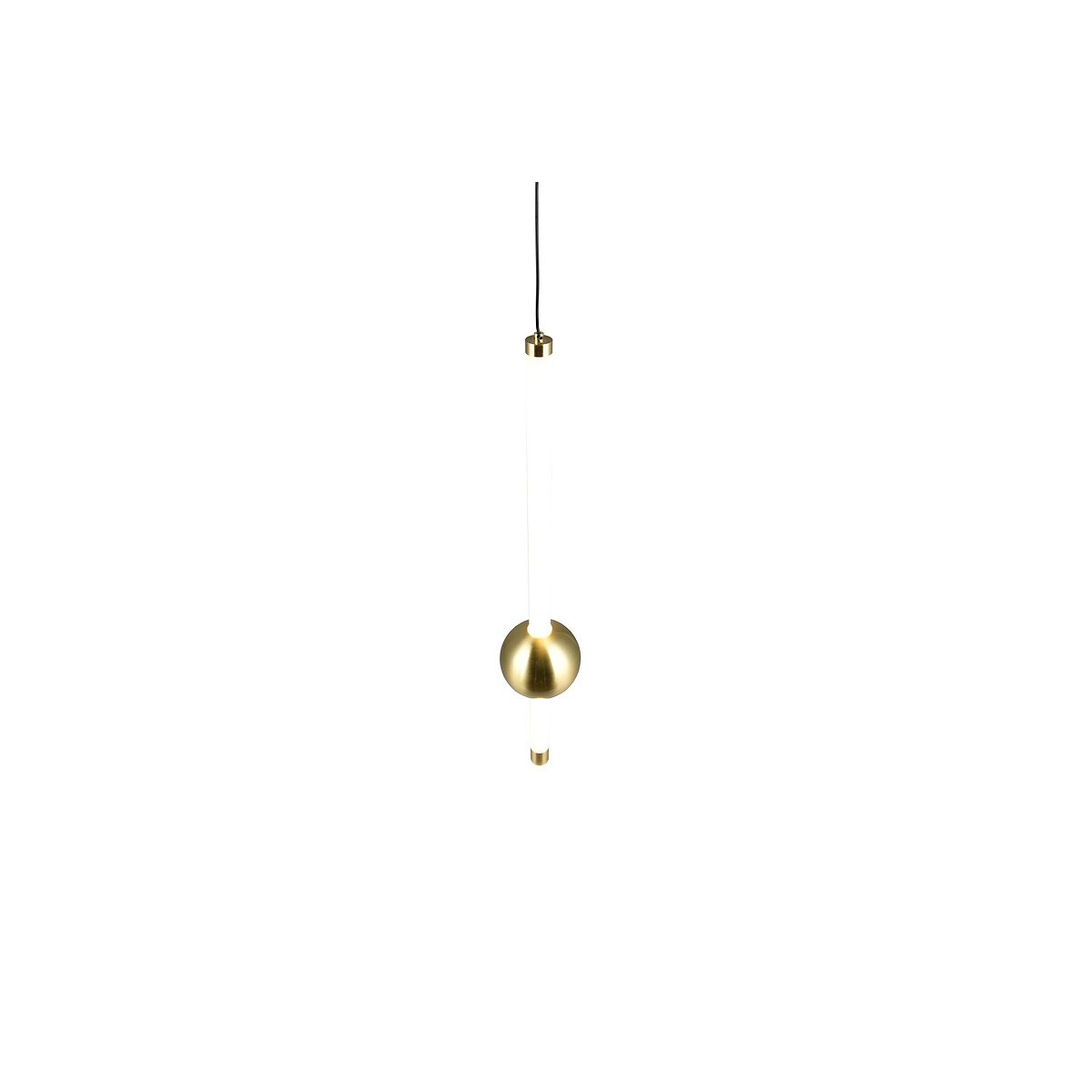 Suspensão Melita, da Trio Lighting dourado, TRIO LIGHTING