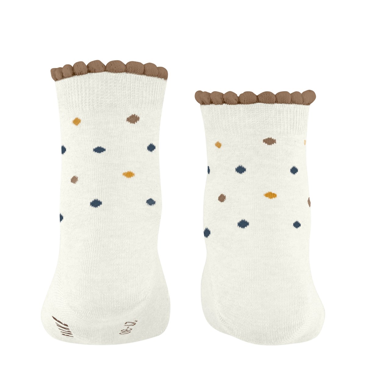 Chaussettes courtes Multidot blanc, FALKE