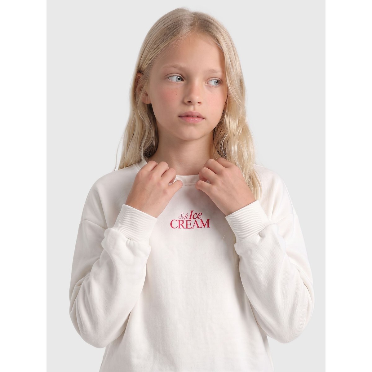 Sweat-Shirt cloud dancer, KIDS ONLY