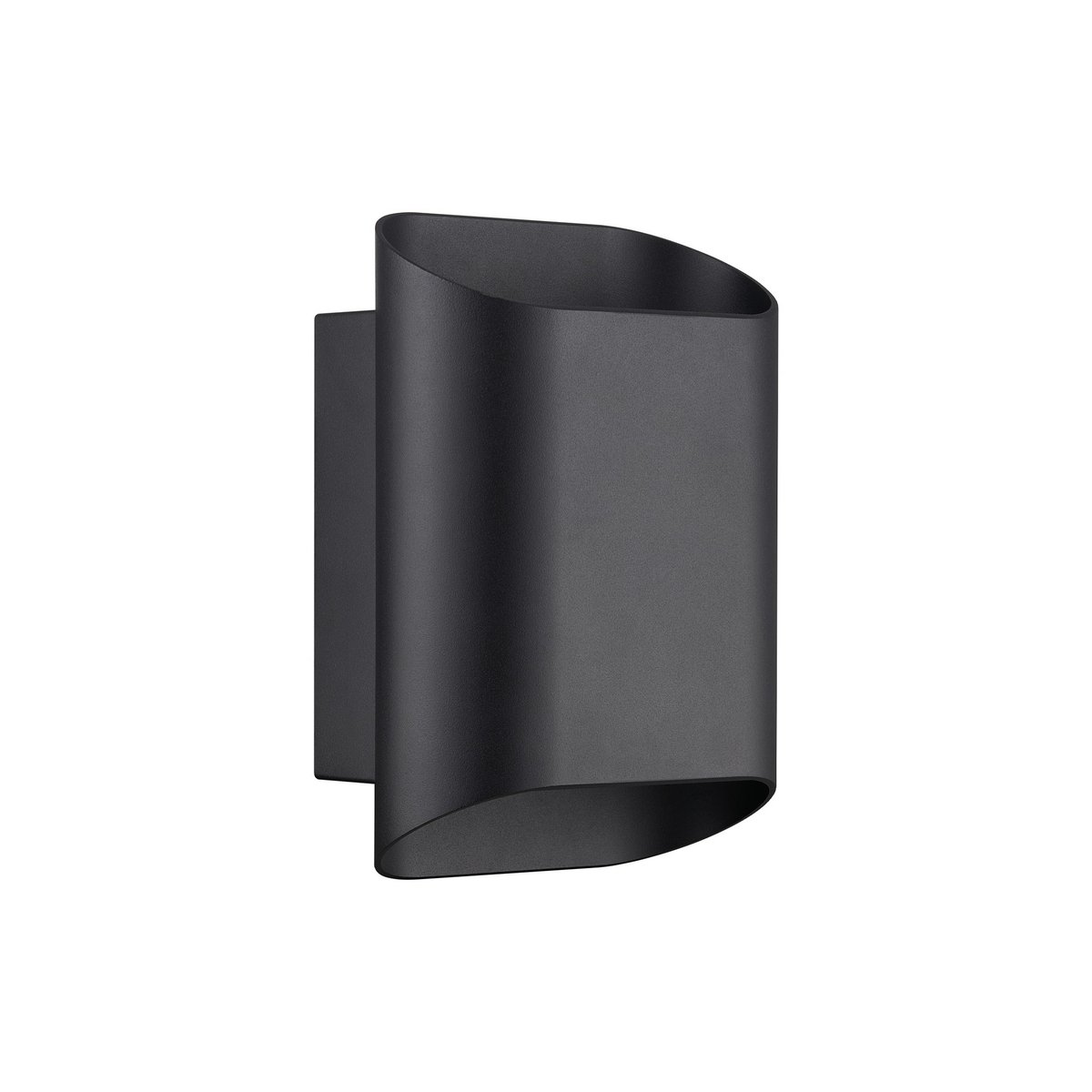 Applique murale extérieure ronde bidirectionnelle en métal, NICO 22 Maxi noir, NORDLUX