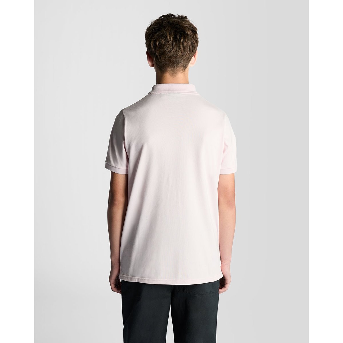 Polo en coton rose clair, LYLE & SCOTT