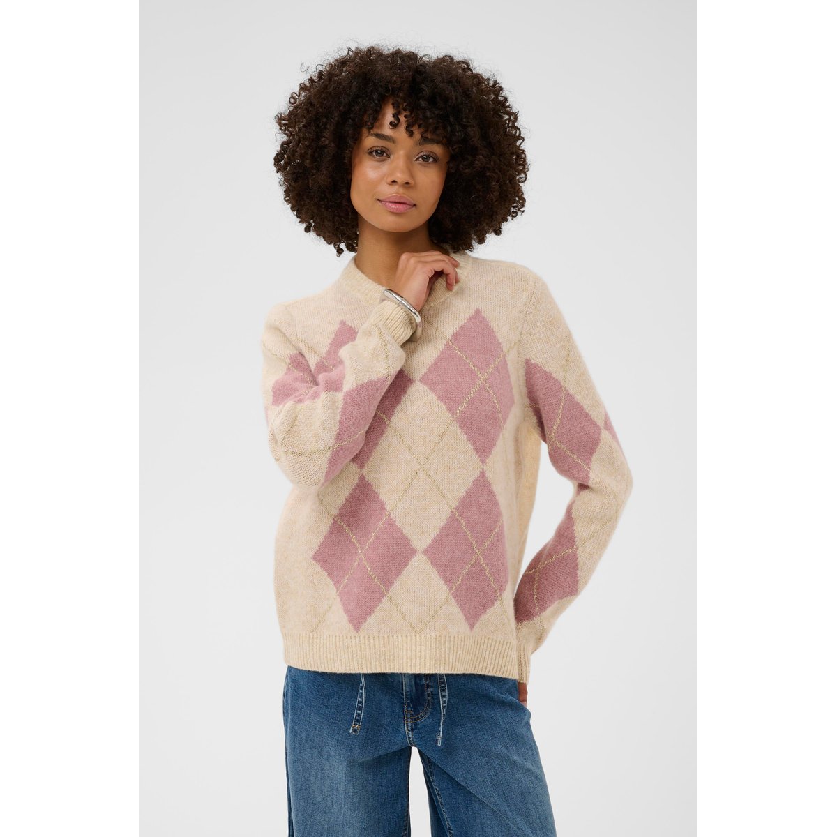 Pullover tricoté blanc whitecap, CULTURE