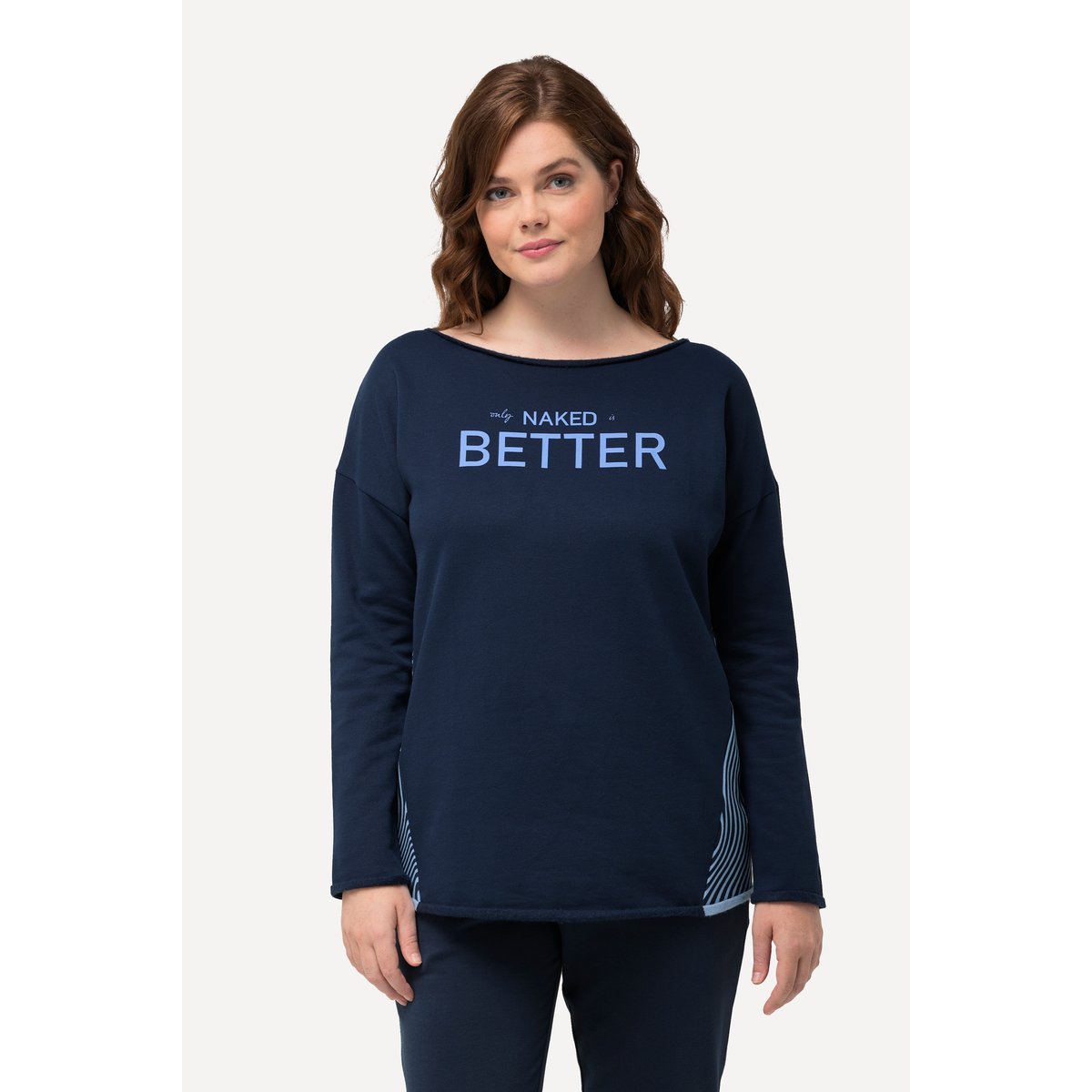 Sweat-shirt d'intérieur bleu nuit, ULLA POPKEN