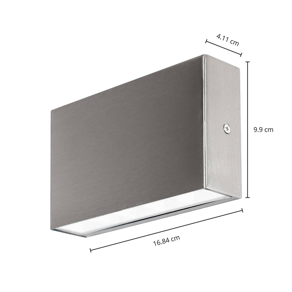 Applique extérieure en inox moderneLED acier inoxydable, ARCCHIO