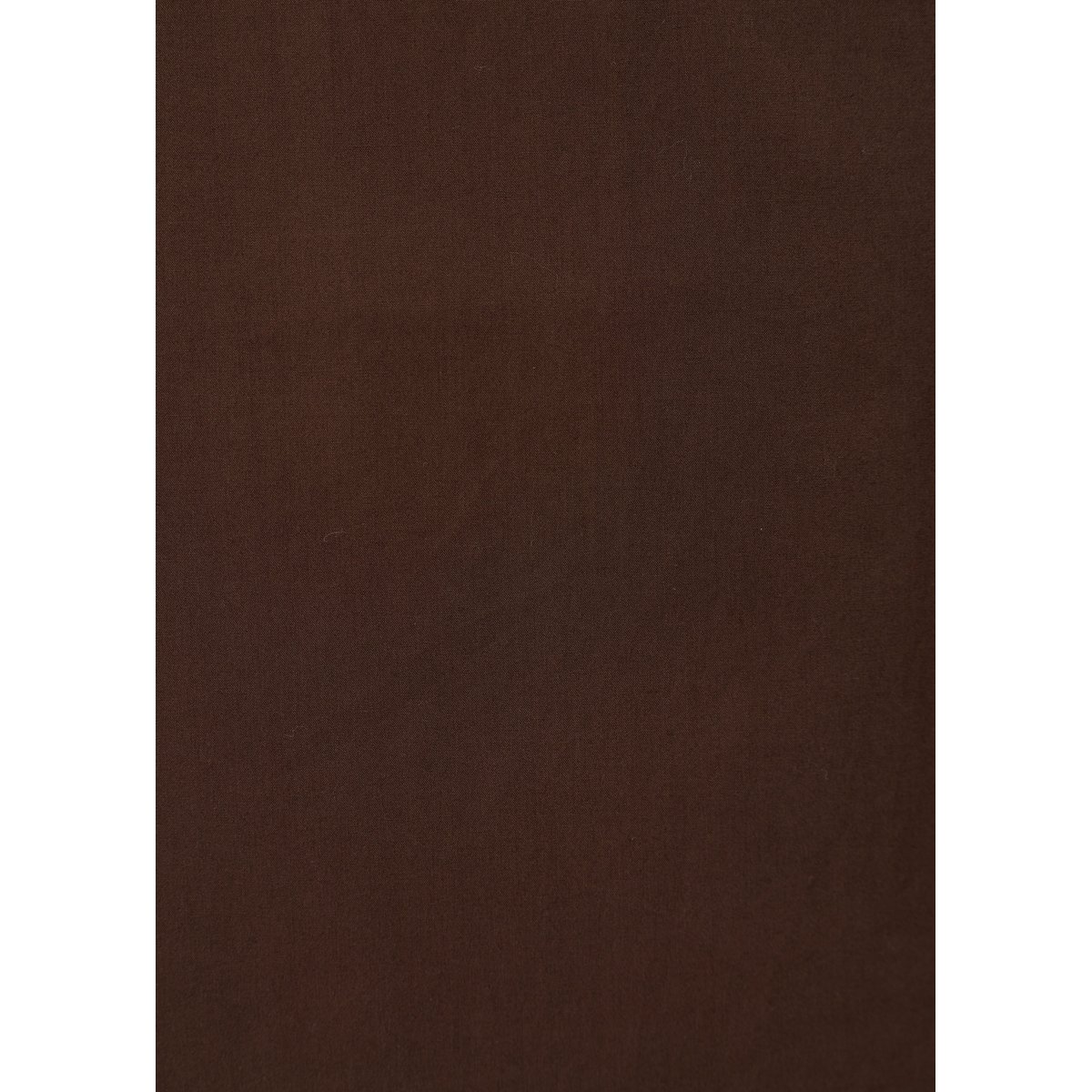 Robe longue trapèze en popeline de coton chocolat, HUMILITY