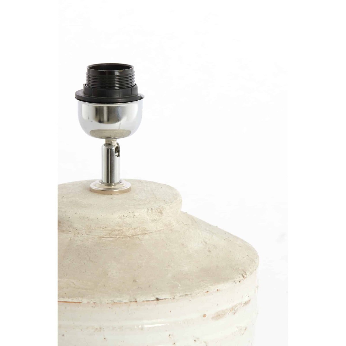 Base De La Lampe Céramique TOBA blanc, LIGHT & LIVING 