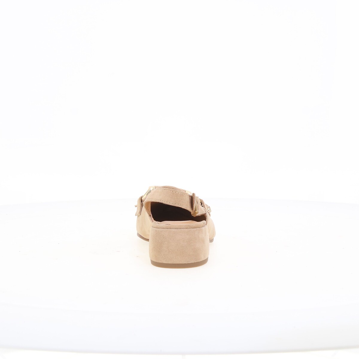 Pointed Slingback Suede Ballet Pumps beige, MJUS