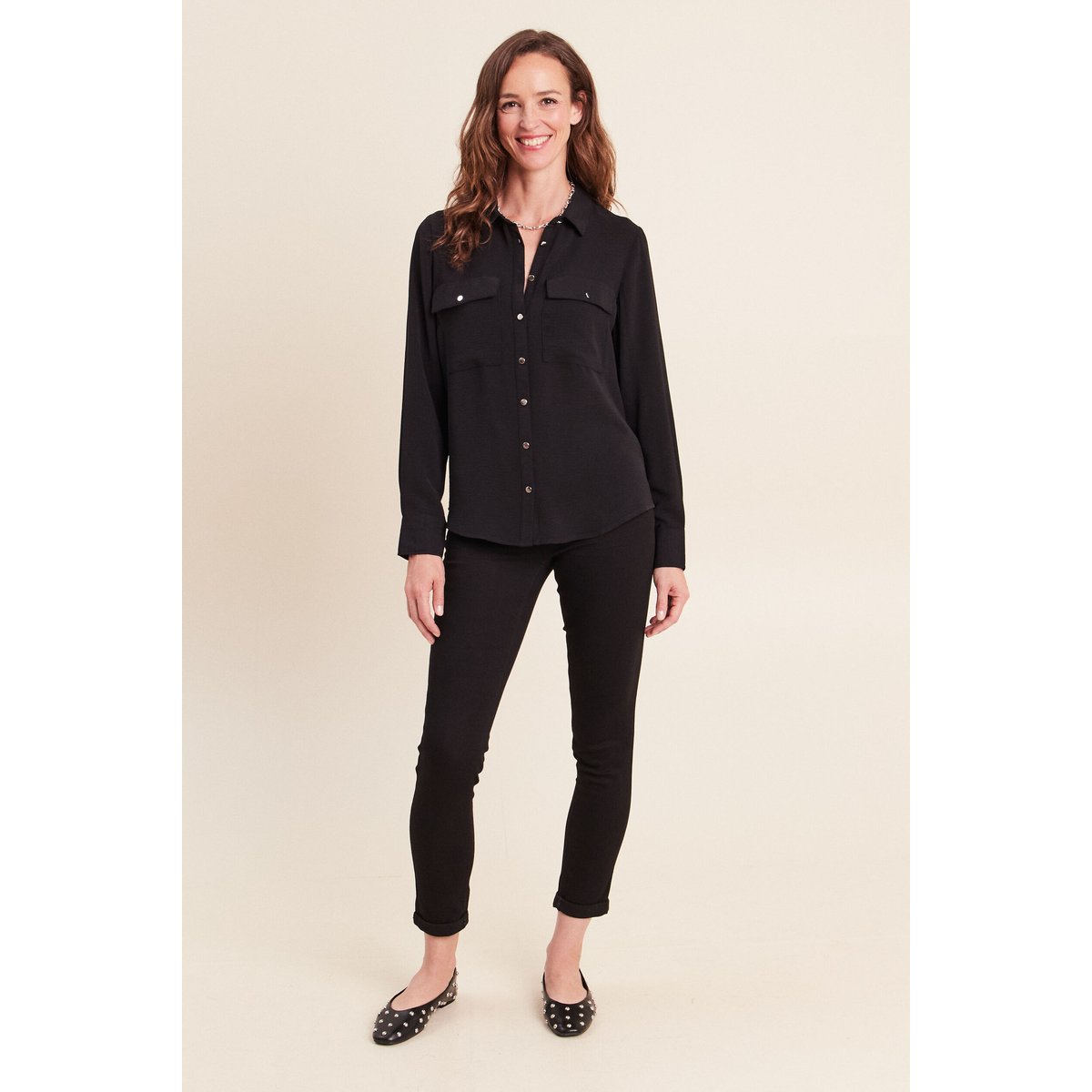 Chemise manches longues noir, BREAL